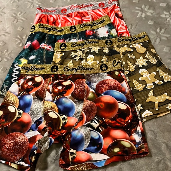 Lots of men’s Christmas boxers 4 pair - Picture 1 of 6